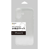 ラスタバナナ IPHONE16用 とりあえずケース e angle select クリア TCIP16ED