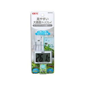 ジェックス コードレス デジタル水温計 ワイド FC31318-イメージ1