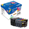 JIT エプソン(EPSON)対応 リサイクルインクカートリッジ IC4CL75対応 4色セット JIT-AE754P
