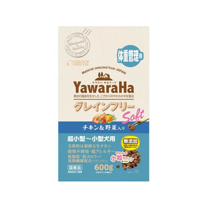 マルカン サンライズ/ヤワラハ グレインフリーソフトチキン&野菜入り体重管理用 600g FCD0859-イメージ1