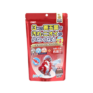 イトスイ 金魚の主食 納豆菌 色揚げ 中粒 200g FC04316-イメージ1
