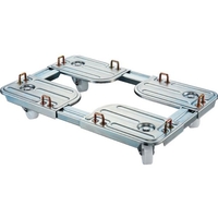 ルート工業 コンテナ台車 ルートボーイ301型 最大490×590 FC258HY-5013909