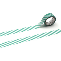 カモ井 mt 1P ストライプ・エメラルドグリーン FCE483L-MT01D594