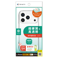 トリニティ iPhone 18 Pro用 / 17 Pro用 [Turtle] ハイブリッドケース クリア TR-IP26M3-TT-CL