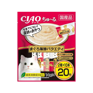 いなば CIAO ちゅーる まぐろ海鮮バラエティ 14g×20P FCU2974-イメージ1