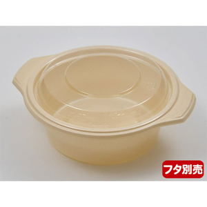 シーピー化成 どんぶり容器 BF-385 ゴールド 本体 50枚 FCG287V-00112047-イメージ5