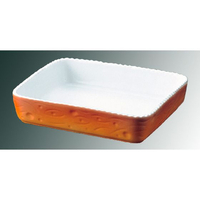 Royale ロイヤル 正角型 グラタン皿 No.600 25cm カラー FC483LN-5102600