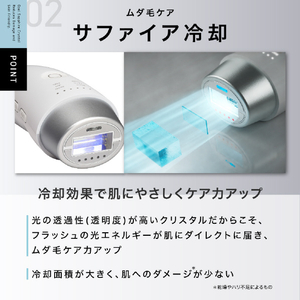 MUK INGRACE(イングレイス)Photo Beauty Epilator ホワイト MBE101A-W-イメージ8