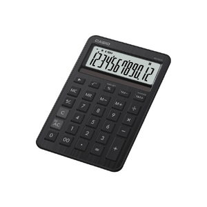 カシオ ミニジャスト型スタイリッシュ電卓 アイアンブラック MS-M200-BK-N-イメージ1