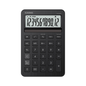 カシオ ミニジャスト型スタイリッシュ電卓 アイアンブラック MS-M200-BK-N-イメージ2