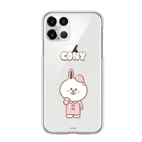 LINE FRIENDS iPhone 12 Pro Max用ソフトクリアケース [公式ライセンス品] Dreamy Night CONY KCE-CSB092