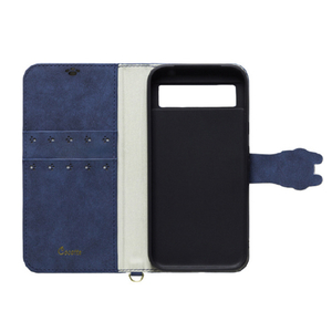NATURAL design Google Pixel 8a用カード入れ・スタンド機能付手帳型ケース NewCocotte ネイビー GP8A-COT06-イメージ3
