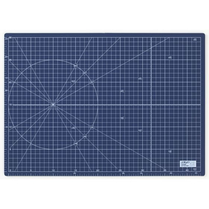 オルファ ふたつ折りカッターマット A3 ネイビー F839835-223BSNV-イメージ1