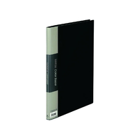 キングジム クリアーファイル カラーベース A4タテ 20ポケット 黒 10冊 1箱(10冊) F836057-132Cｸﾛ