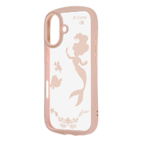 レイ・アウト iPhone 17用ディズニー / Puffull 衝撃吸収 バンパー ハイブリッドケース / アリエル RC-DP52CMD2P/AR6