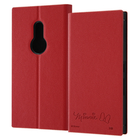 レイアウト arrows Be4 Plus用耐衝撃 手帳型レザーケース サイドマグネット ディズニーキャラクター ミニーマウス RT-DARB4PTBC7/MN