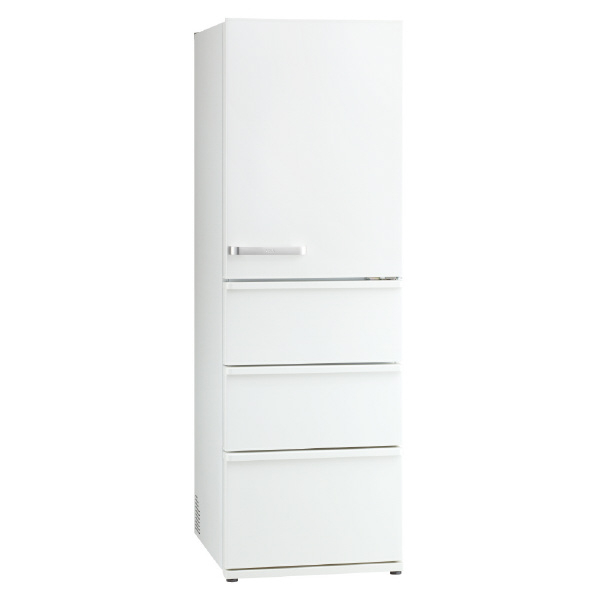 AQUA 【右開き】458L 4ドア冷蔵庫 ミルク AQR-46N2(W) 右開き 458L