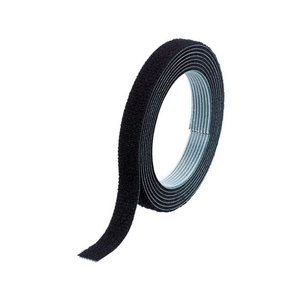 トラスコ中山 マジックバンド[[R下]]結束テープ両面 幅20mm×長さ10m黒 FC015GN-7542143-イメージ1