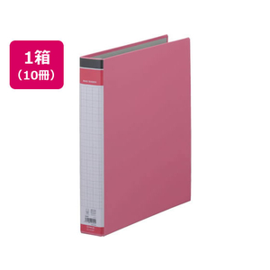 キングジム リングバインダーBF A4タテ ピンク 10冊 F139010-669BFﾋﾝ-イメージ1