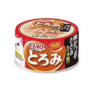 いなば CIAO とろみ 焼かつおささみ カツオ節入り 80g F411696-A-48-イメージ1