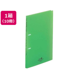 リヒトラブ フラット・ツイストリングファイル A4タテ背幅16mm黄緑 10冊 FCV2234-F-5000-6-イメージ1