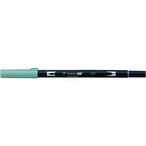 トンボ鉛筆 デュアルブラッシュペン ABT Glacier Blue F040017-AB-T491-イメージ1