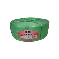 司化成工業 ツカサ　手結束用PP縄（ツカサテープ）P－100GN　緑 P-100GN