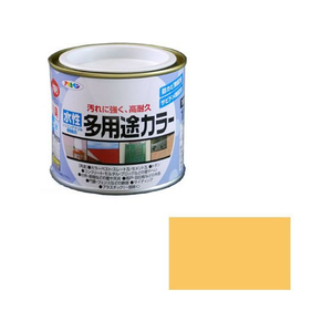 アサヒペン 水性多用途カラー 1／5L ブライトイエロー FC663PM-イメージ1