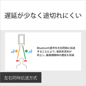 SONY ワイヤレスステレオヘッドセット ホワイト WF-C500 W-イメージ10