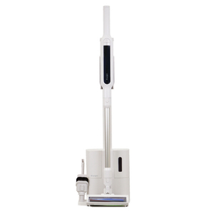 エディオン ステーション クリーナー e angle ANGV-SCD15-A-WH ダストステーション付きクリーナー