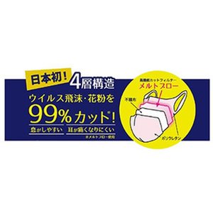 ＨＡＤＡＲＩＫＩ プレミアム ピッタリ99マスク 4層不織布 ブラック 3枚入 FCT6905-イメージ2