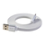 エルパ マグネットUSBケーブル フラット形状 27W 1．5m AtoC ホワイト MCA-FAC1527(WH)-イメージ1