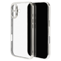 ラスタバナナ iPhone 17用　極ＴＰＵケース　メタルフレーム　 シルバー 8868IP5ATPLSV