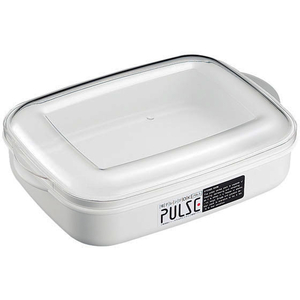 エンテック パルスレンジ容器角1460ml白 箱入 FC72250-PL-1004W-イメージ1