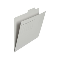 プラス 個別フォルダー A4-E グレー FCF498T-FL-061IF/87-099