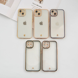 GAACAL iPhone 14 Pro用「クリアクラシカル」クリアTPUケース ブラック P00377BKQP-イメージ3