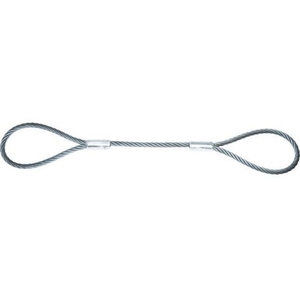 トラスコ中山 TRUSCO ワイヤーロープスリング Aタイプ アルミロック 16mm×2m FC350GX-8191697-イメージ1
