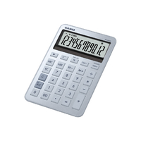 カシオ ミニジャスト型スタイリッシュ電卓 アイスブルー MS-M200-BU-N