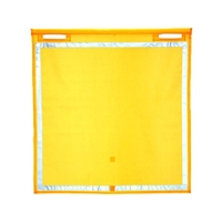 グリーンクロス メッシュ旗 蛍光イエローメッシュ 反射材付 蛍光イエロー(反射材付)φ25×870900900 FC899HU-1455739