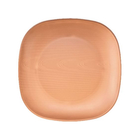 台和 メラミン食器 ウォールナ スクエアプレート 25cm WD-11-LBR FC788LF-2337610