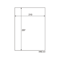 ヒサゴ 訂正ラベル A4 ノーカット 12シート F895207-OP2600