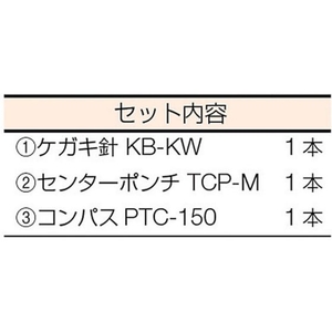 トラスコ中山 超硬チップ付工具 3本セット FC961JV-1371530-イメージ3