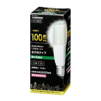 ヤザワ LED電球 E26口金 全光束1770lm(13W一般電球タイプ) 昼白色相当 LDT13NG