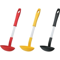 田辺金具 カラフル 耐熱 抗菌 お玉(小) 黒 小黒85×72mm全長275mm FCL3894-039371006