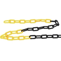 トラスコ中山 プラチェーン 黄／黒 8MM×2M FC704FX-4888766