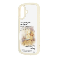 レイ・アウト iPhone 17用ディズニー / Puffull 衝撃吸収 バンパー ハイブリッドケース / プー_丸いおなか RC-DP52CMD2MLW/PO40