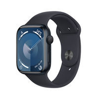 Apple Apple Watch Series 9(GPSモデル)- 45mm ミッドナイトアルミニウムケースとミッドナイトスポーツバンド - M/L MR9A3J/A