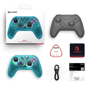 GAMESIR ホールエフェクトセンサー搭載 SwitchHD振動対応 マルチプラットフォーム ワイヤレス&有線ゲーミングコントローラー 【Switch / iOS / Android Windows10/11対応】 ネオンティール GAMESIRNOVANEONTEAL-イメージ7