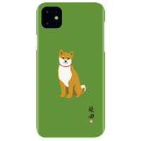 abbi FRIENDS iPhone 11用ケース しばたさん グリーン ABF17094I61R