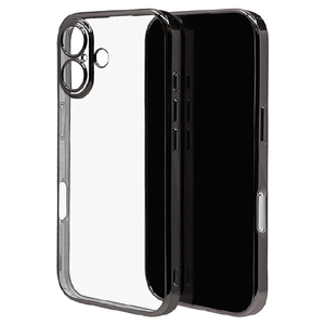 ラスタバナナ iPhone 17用　極ＴＰＵケース　メタルフレーム　 ブラック 8870IP5ATPLBK-イメージ1